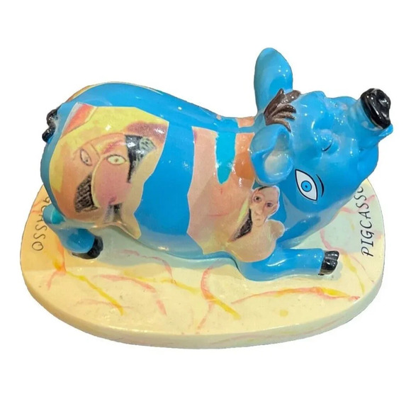 Pig Invasion Pigcasso Collectible Figurine Farm Anthropomorphic Decor 2001‎ - Picture 2 of 7